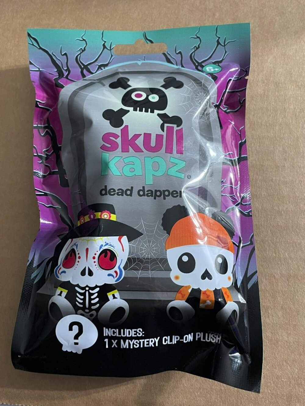 New Skull Kapz Blind Bag Plush Clip-Ons Series 1. Just In Time For Halloween